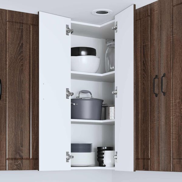 vidaXL Kitchen Cabinet Brown Oak 57 x 57 x 100 cm Engineered Wood