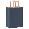 vidaXL Paper Bags 250 pcs with Handles Blue 21x11x28 cm