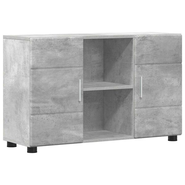 vidaXL Sideboard Concrete Grey 88.5 x 30.5 x 55.5 cm Engineered Wood
