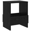 vidaXL Magazine Rack 2 pcs Black Oak 35 x 30 x 45 cm