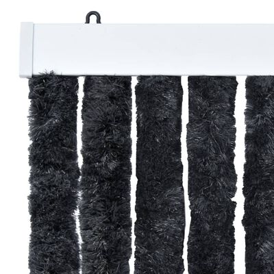 vidaXL Insect Curtain Anthracite 90x200 cm Chenille