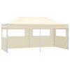 vidaXL Party Tent Folding Cream 291 x 580 x 315 cm Oxford Fabric