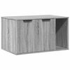 vidaXL Cat Litter Box Enclosure Grey Sonoma 80x50x45cm Engineered Wood