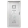 vidaXL Front Door White 98x190 cm PVC