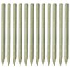 vidaXL Pointed Fence Posts 12 pcs Impregnated Wood 150 cm