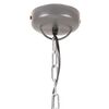 vidaXL Industrial Hanging Lamp Grey Iron & Solid Wood 40 cm E27