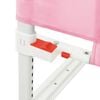 vidaXL Toddler Safety Bed Rail Pink 90x25 cm Fabric