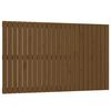 vidaXL Wall Headboard Honey Brown 147x3x90 cm Solid Wood Pine