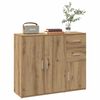 vidaXL Sideboard Artisan Oak 91x29.5x75 cm Engineered Wood