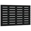 vidaXL Wall Headboard Black 96x3x63 cm Solid Wood Pine