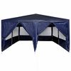 vidaXL Party Tent Blue 400 x 400 x 266 cm Polyethylene
