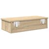 vidaXL Wall Shelf with Drawers Sonoma Oak 60x28x15 cm Engineered Wood