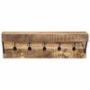 vidaXL Coat Rack with Shelf Brown 73 x 19 x 23 cm Solid Mango wood