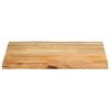 vidaXL Table Top 70x60x2.5 cm Live Edge Solid Wood Mango