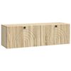 vidaXL Wall-Mounted TV Cabinet Wall-mounted Sonoma Oak 98 x 31 x 30 cm