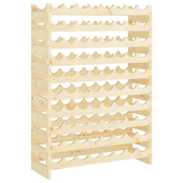 vidaXL Wine Rack 83x29x112 cm Solid Wood Pine