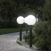 vidaXL Bollard Lights 3 pcs 80 cm Black IP44