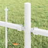 vidaXL Garden Fence White 170 x 100 cm