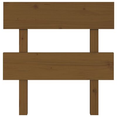 vidaXL Bed Headboard Honey Brown 93.5x3x81 cm Solid Wood Pine
