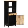 vidaXL Highboard 45x32x110 cm Solid Mango Wood