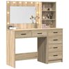 vidaXL Dressing Table Brown 78.5 x 41 x 135 cm Engineered wood
