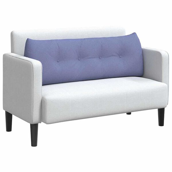 vidaXL Back Pillow Jeans Blue 140 x 24 x 50 cm Fabric