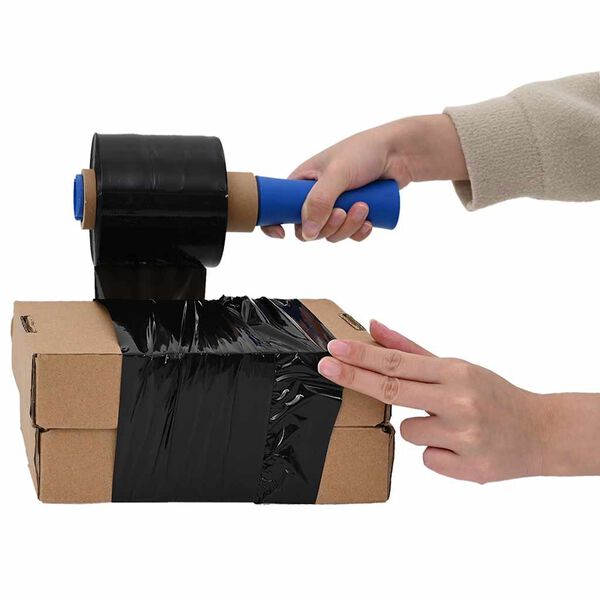 vidaXL Stretch Films 10 pcs Black 23 µm 10 cm x 150 m