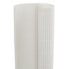vidaXL Garden Fence Double-Sided White 1.8x3 m PVC