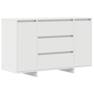 vidaXL Sideboard with Drawer White 120 x 41 x 75 cm Engineered Wood