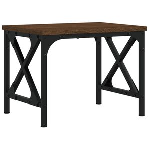 vidaXL Printer Stand Brown Oak 40x30x31 cm Engineered Wood
