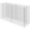 vidaXL Gabion Raised Bed Galvanised Steel 180x50x100 cm