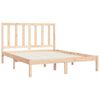 vidaXL Bed Frame without Mattress Solid Wood Pine 140x200 cm