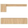 vidaXL 5 Piece TV Wall Units Sonoma Oak Engineered Wood