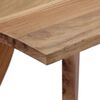vidaXL Dining Table 120x58x76 cm Solid Acacia Wood