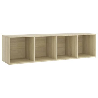 vidaXL TV Cabinet Sonoma Oak 142.5x35x36.5 cm Engineered Wood
