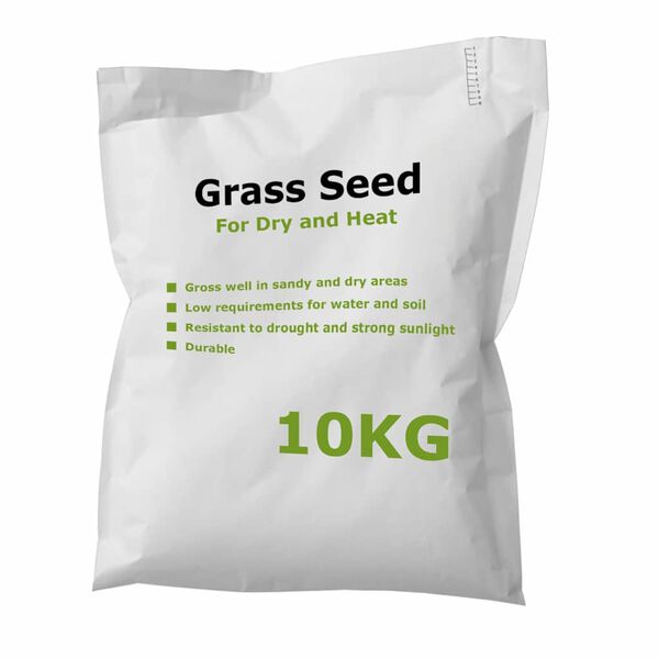vidaXL Grass Seed for Dry and Heat 10 kg