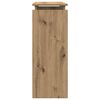 vidaXL Console Table Artisan Oak 80x30x80 cm Engineered Wood