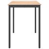 vidaXL Bar Table Natural 150 x 80 x 105 cm Solid Pine Wood
