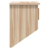 vidaXL Wall Wardrobe with Hooks 80x24x35.5 cm Engineered Wood
