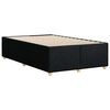 vidaXL Bed Frame without Mattress Black&nbsp;Double Fabric