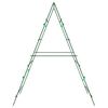vidaXL Garden Trellises for Climbing Plants 4 pcs A-Frame Steel