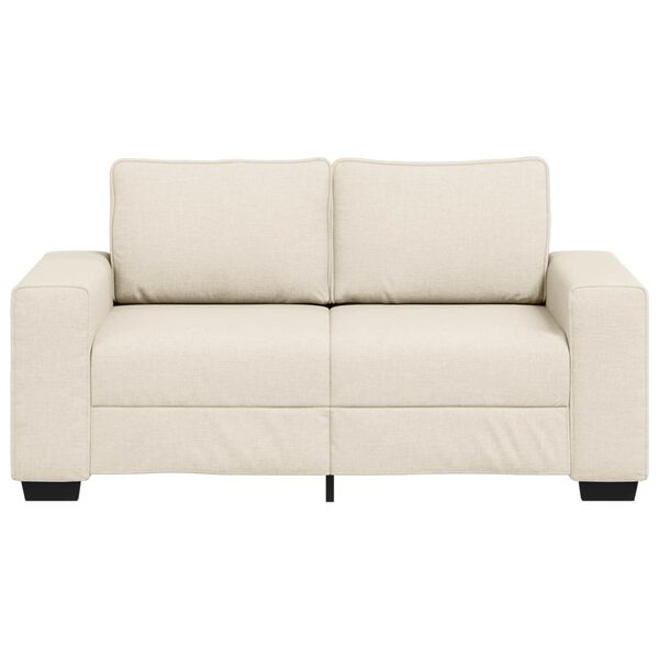 vidaXL Sofa Beige 160 x 80 x 82 cm Linen