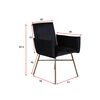 Venture Home Dining Chair Pippi Velvet Black
