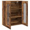 vidaXL Wall Cabinet Old Wood 69.5 x 34 x 90 cm Engineered Wood