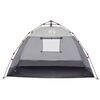vidaXL Beach Tent 2-Person Grey Quick Release Waterproof