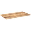 vidaXL Table Top 120x70x2.5 cm Rectangular Solid Wood Mango