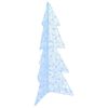 vidaXL Christmas Tree with 160 LEDs Cold White 150 cm Acrylic