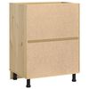 vidaXL Cabinet SKI Honey Brown 60 x 46 x 81.5 cm Solid Pine Wood
