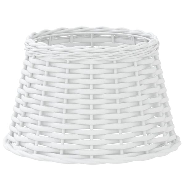 vidaXL Lamp Shade White Ø38x23 cm Wicker