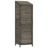 vidaXL Garden Shed Anthracite 55x52x174.5 cm Solid Wood Fir